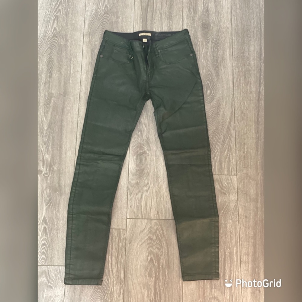 Vintage Burberry Skinny Army Green Jeans